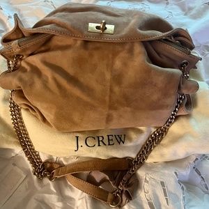 Suede handbag